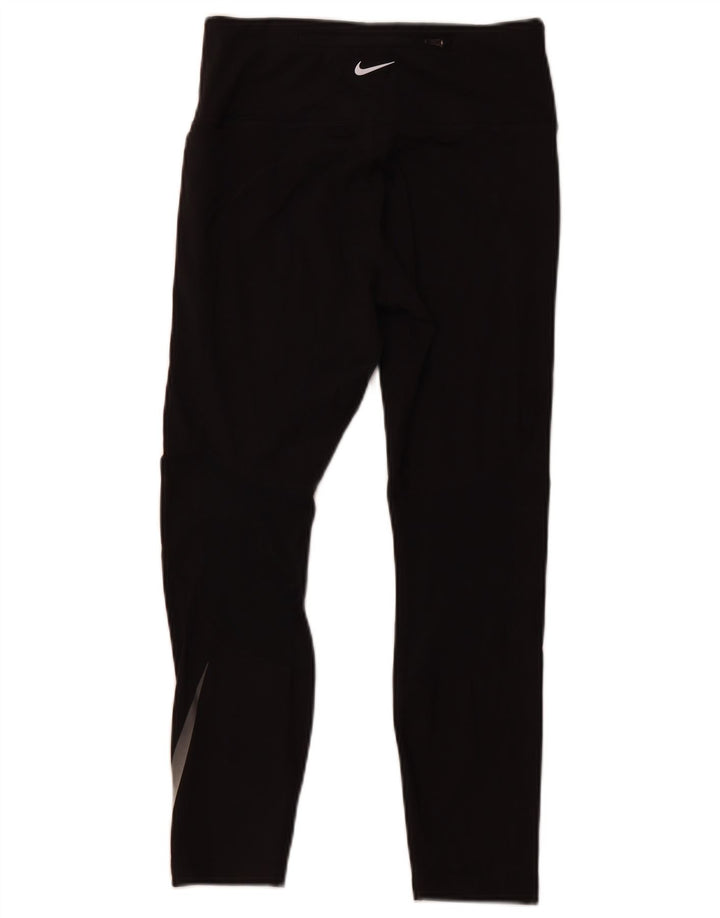 Damskie legginsy NIKE Dri Fit UK 12, średni czarny poliester