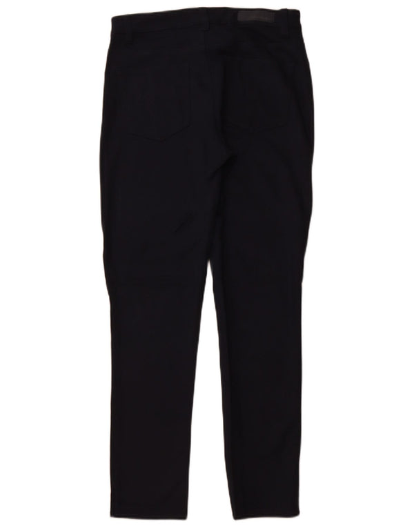 Damskie spodnie casual Calvin Klein US 8 Medium W28 L28 Granatowa wiskoza