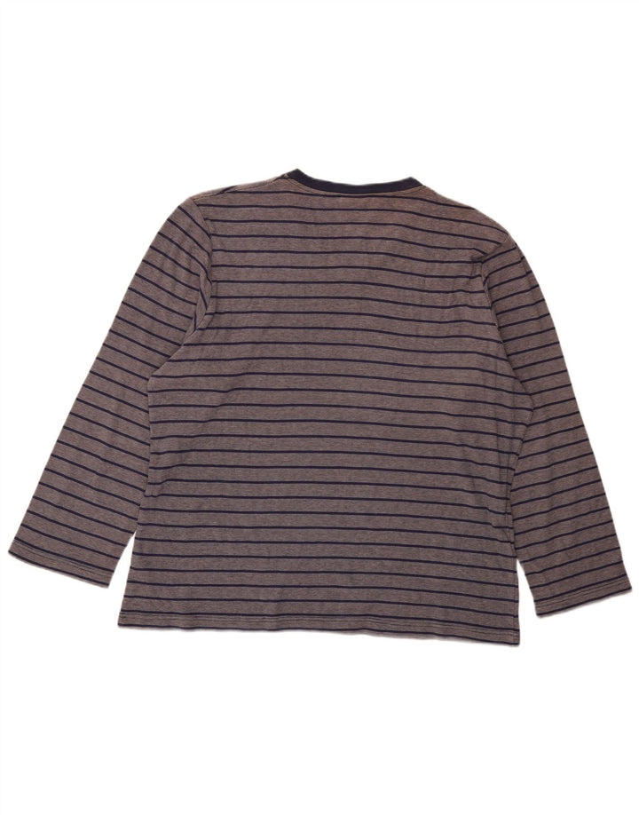 Top damski Fila z długim rękawem UK 18 XL granatowy w paski