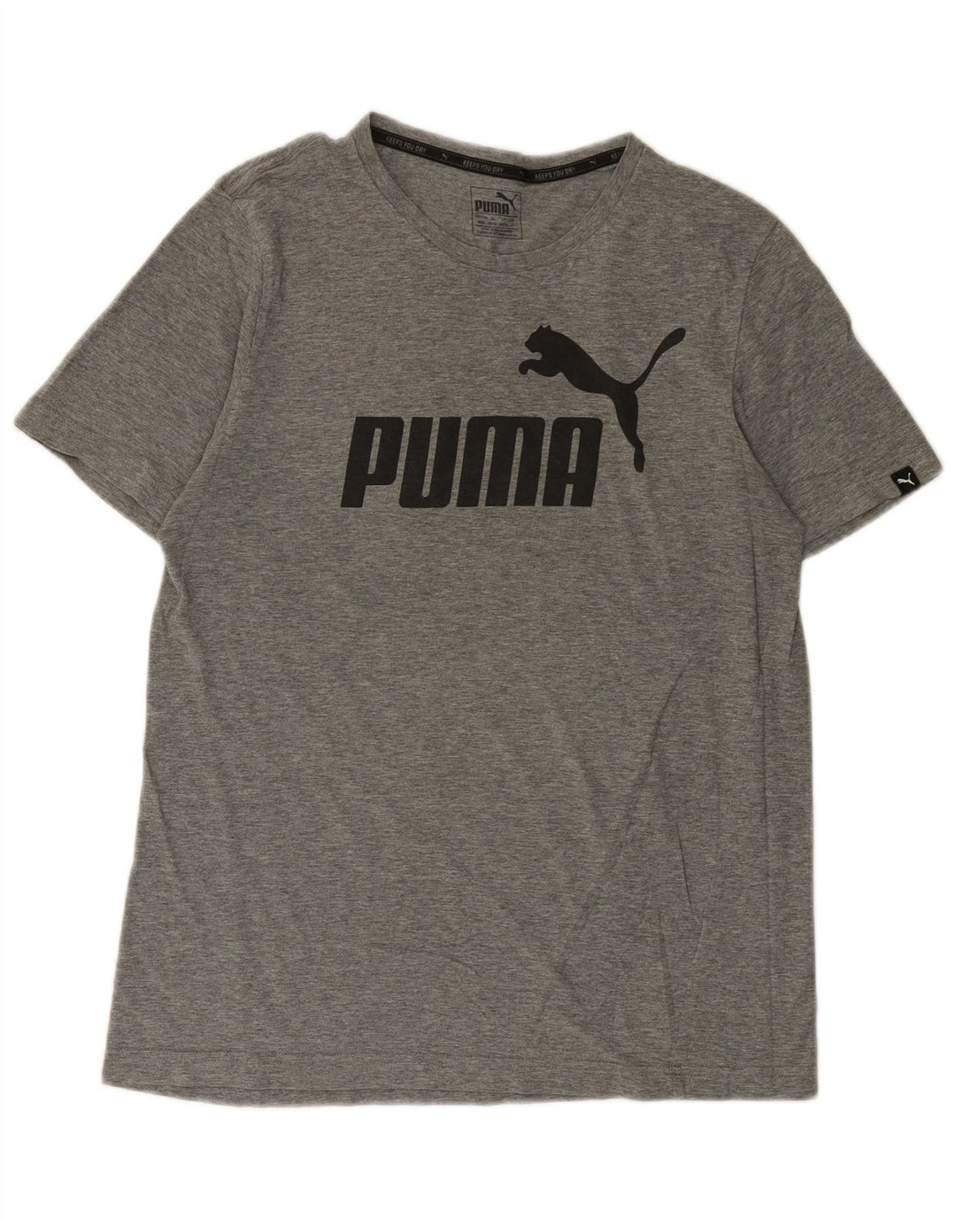 Męski T-shirt Puma z grafiką, średni szary
