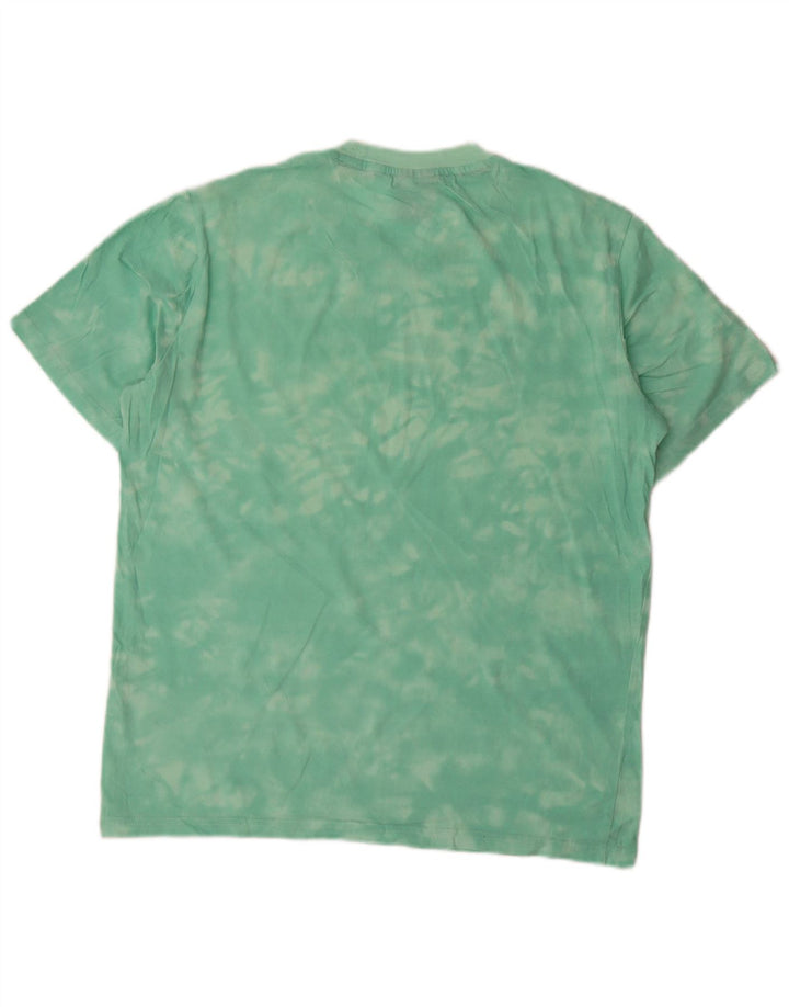 Męski T-shirt Champion z grafiką, mały, zielony Tie Dye
