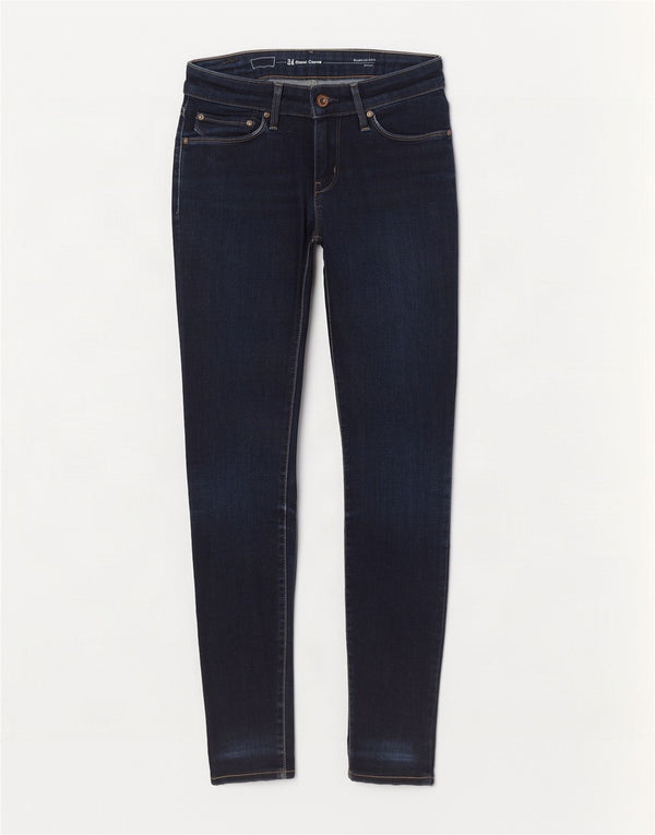 Damskie jeansy Levi's Demi Curve Modern Rise Skinny Jeans W24 L27 Granatowa bawełna