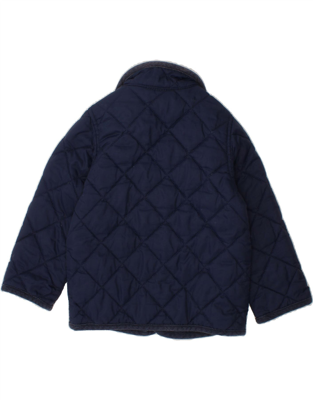 BENETTON Baby Boys Quilted Jacket 18-24 Months Navy Blue Polyamide Vintage Benetton and Second-Hand Benetton from Messina Hembry 