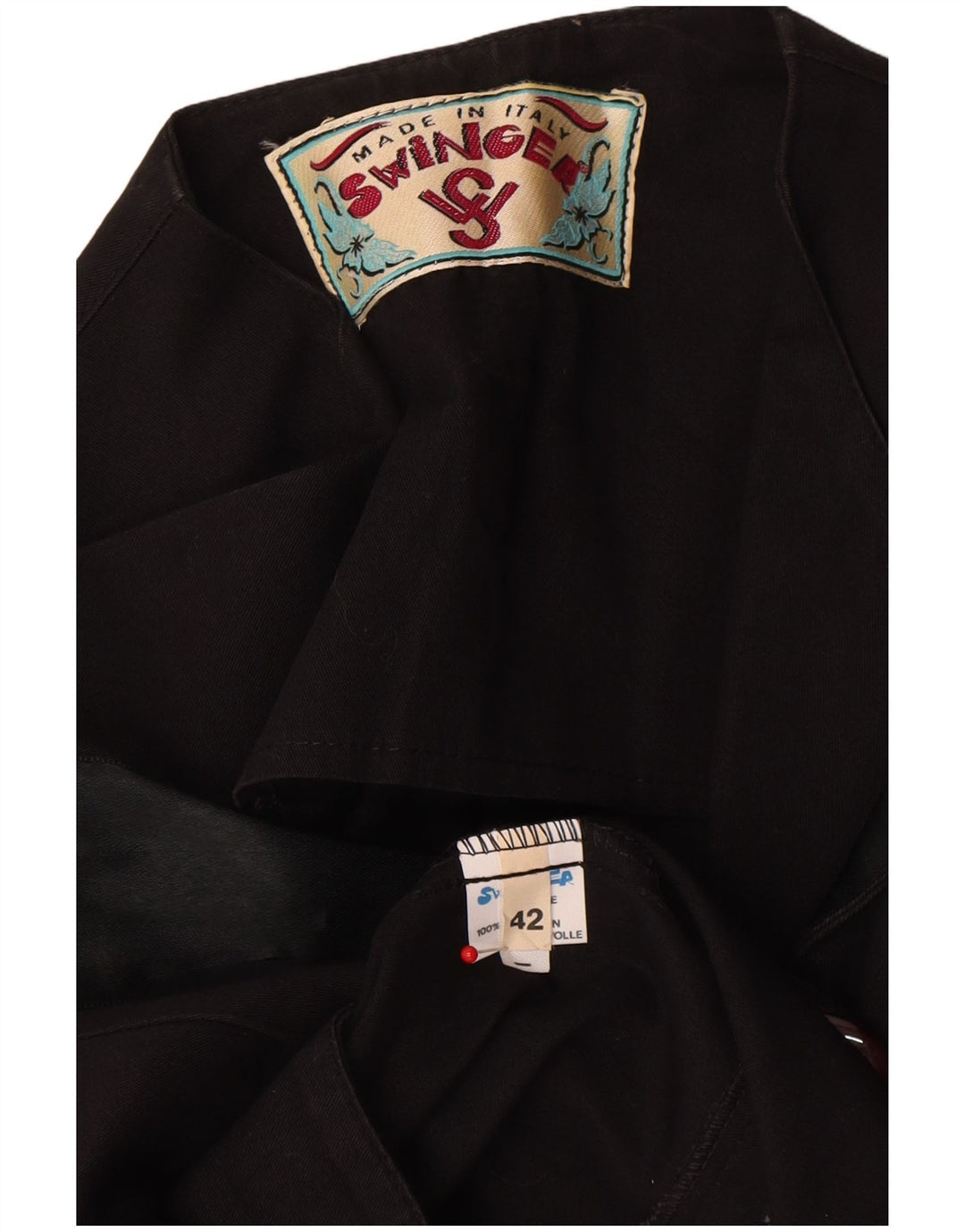 Kurtka damska Swinger Crop Bolero IT 42 Średnia czarna bawełna