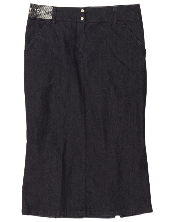 Damska spódnica dżinsowa Trussardi IT 44 Medium W30 Granatowa bawełna