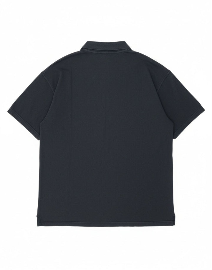 WRANGLER Mens Polo Shirt XL Navy Blue Cotton