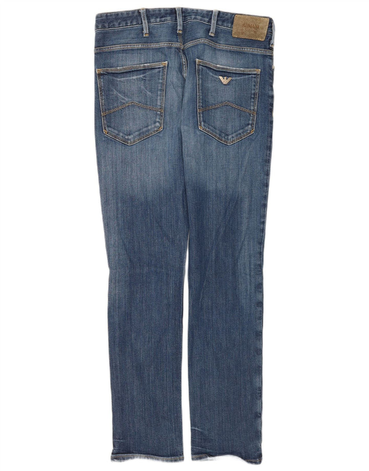 Damskie jeansy Armani Slim W30 L30 Niebieskie
