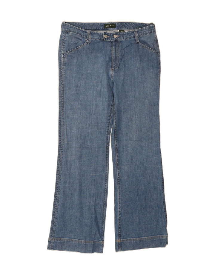 EDDIE BAUER Womens Bootcut Jeans US 10 Large W34 L30 Blue Cotton Vintage Eddie Bauer and Second-Hand Eddie Bauer from Messina Hembry 