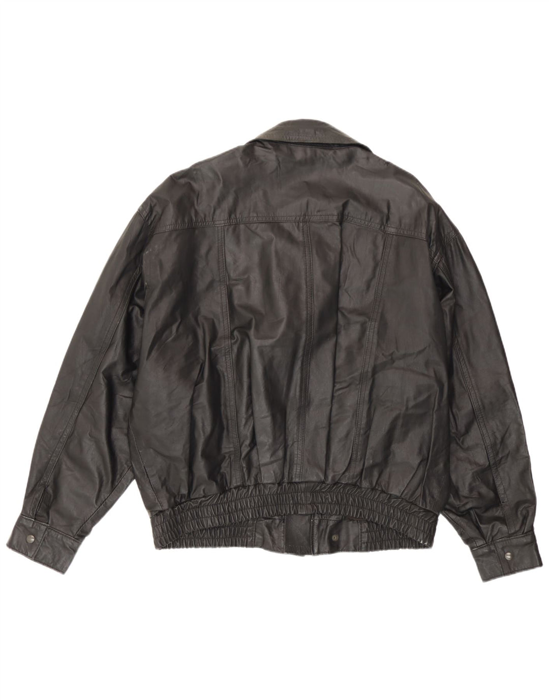 Vintage męska skórzana kurtka UK 42 XL czarna