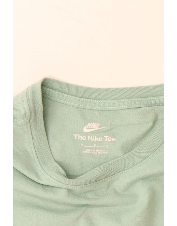 Męski T-shirt NIKE o regularnym kroju z grafiką, średni turkus