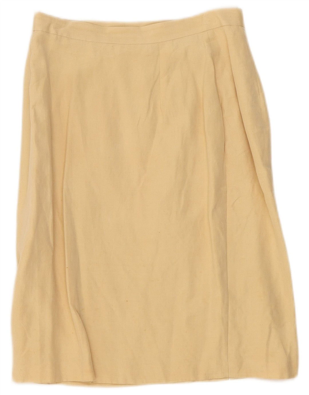 Marks & Spencer Damska spódnica w kształcie litery A UK 12 Medium W28 Beżowy jedwab