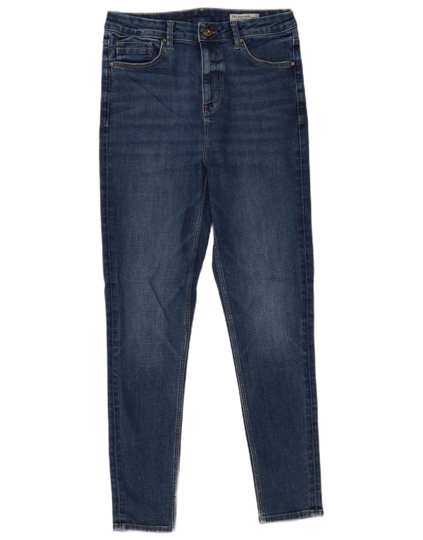 Marks & Spencer Damskie Ivy Skinny Jeans UK 12 Medium W30 L28 Niebieskie bawełniane