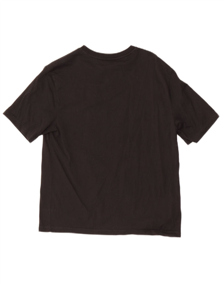 T-shirt damski Lacoste, rozmiar 40, średni czarny, bawełniany