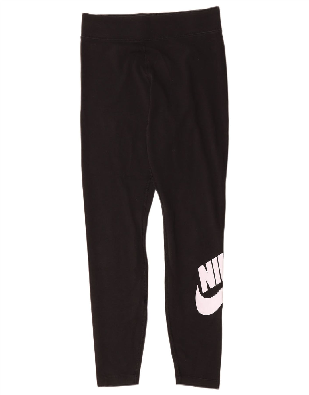 Damskie legginsy Nike Graphic UK 14, średnie czarne, bawełniane