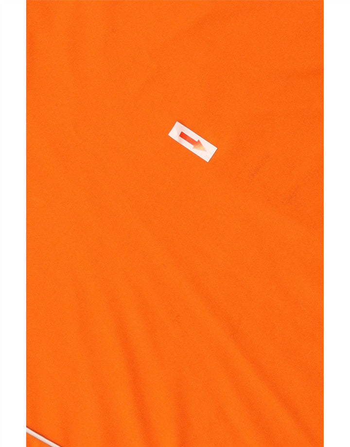 Adidas Męska koszulka Climalite Top, duża, pomarańczowa, poliestrowa