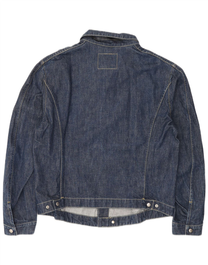 Damska kurtka dżinsowa Levi's UK 42 XL, granatowa, bawełniana