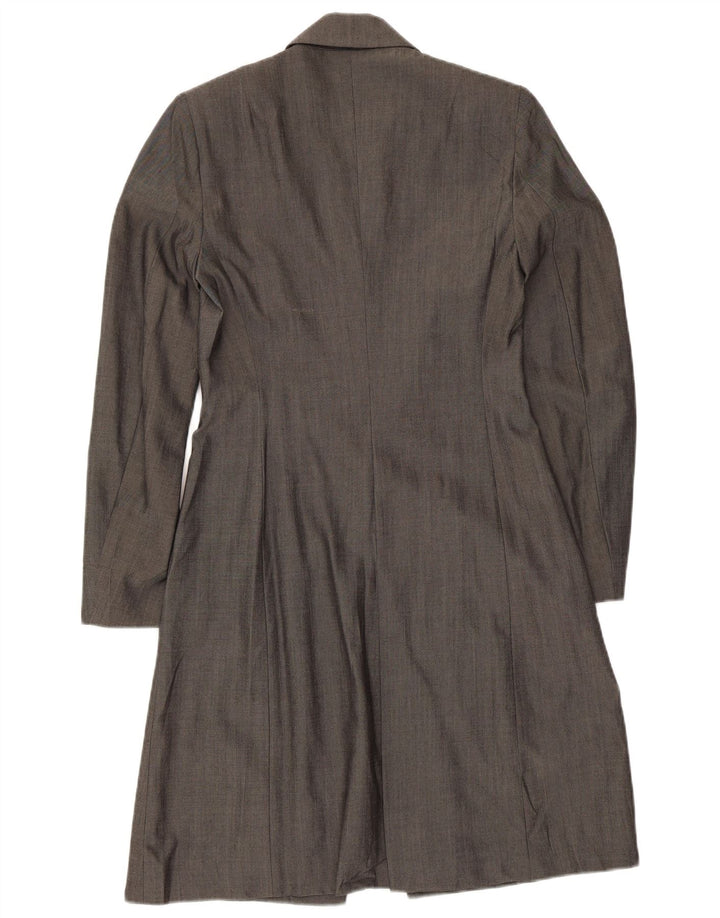 PATRIZIA PEPE Płaszcz damski IT 40 Small Szary wiskoza