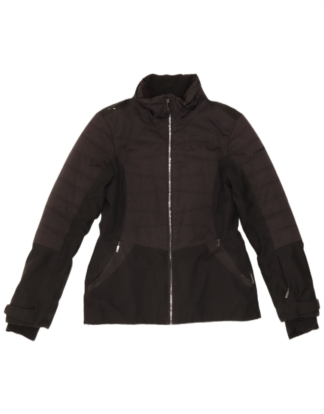 Damska kurtka ocieplana Schoffel UK 10, mała, czarna, poliester