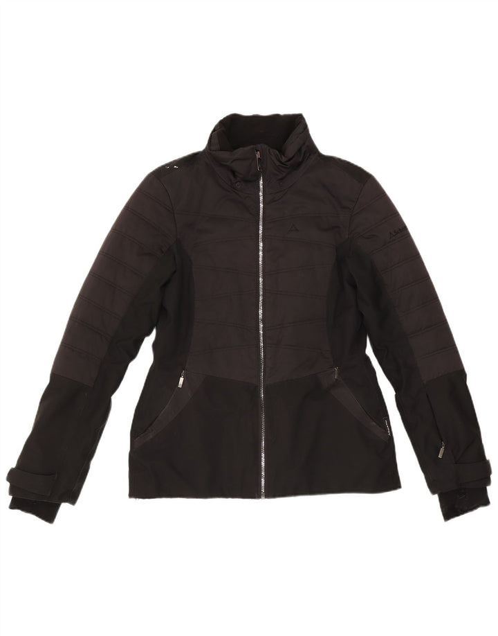 Damska kurtka ocieplana Schoffel UK 10, mała, czarna, poliester