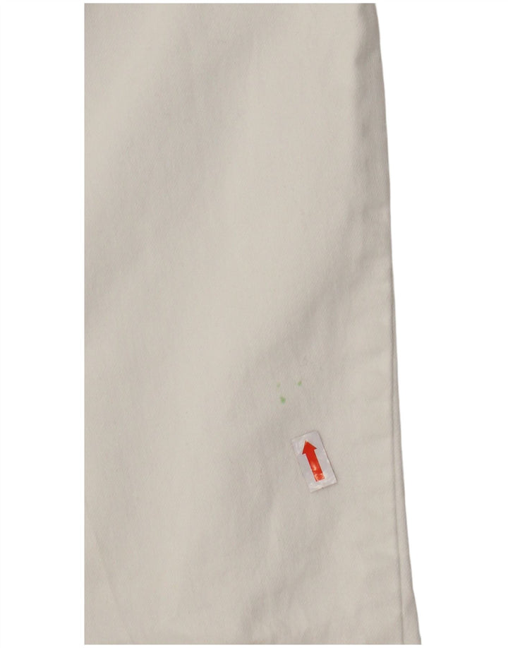 PRANA Damskie jeansy slim US 4 Small W27 L31 Biała bawełna