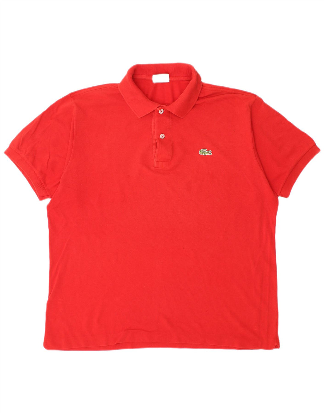 Męska koszulka polo Lacoste, rozmiar 5, duża, czerwona, bawełniana