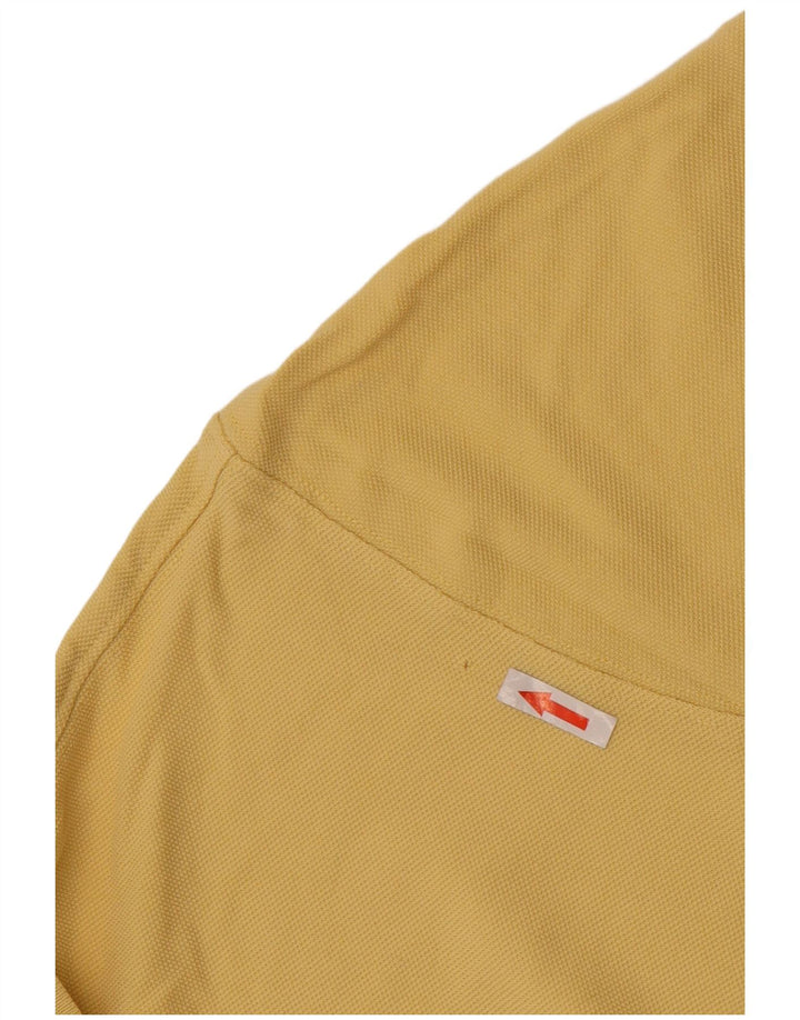 Męska koszulka polo Marlboro Classics, średnia żółta bawełna