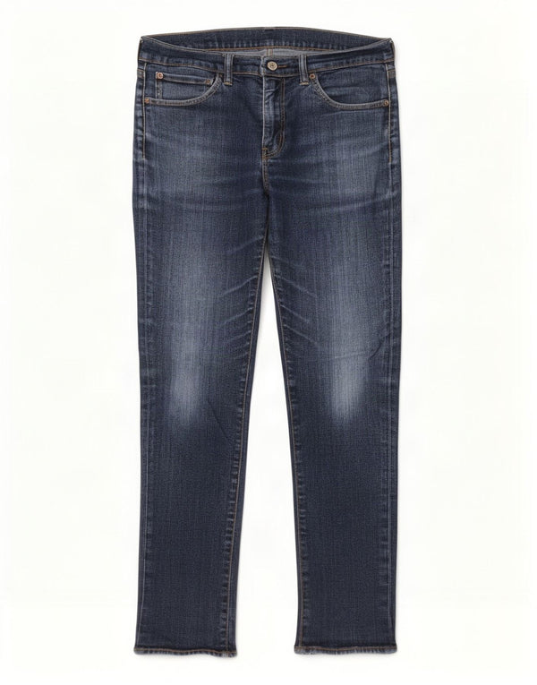 Męskie jeansy Levi's 511 Slim W34 L32 Niebieska bawełna