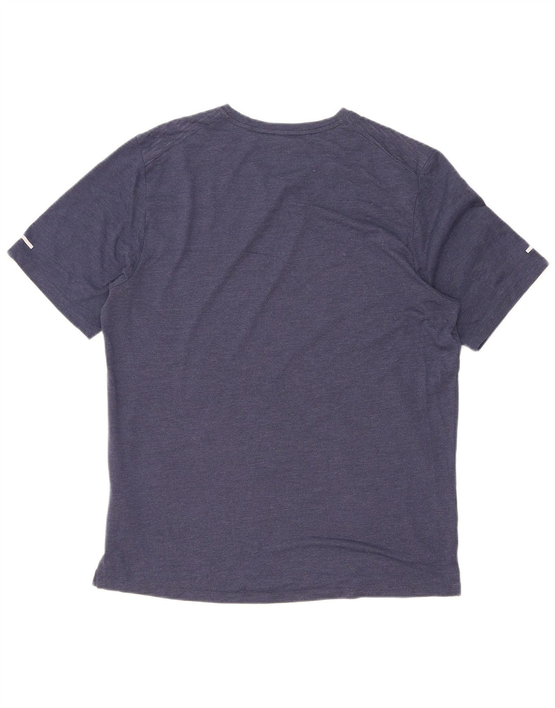 T-shirt męski Nike Dri Fit, średni, granatowy, poliester w prążki