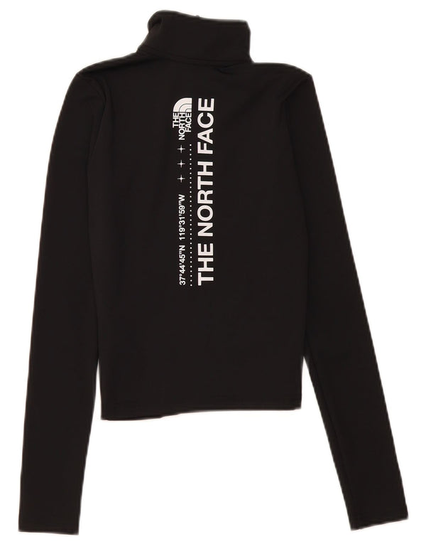 Damska kurtka dresowa The North Face Crop Graphic UK 4 XS w kolorze czarnym