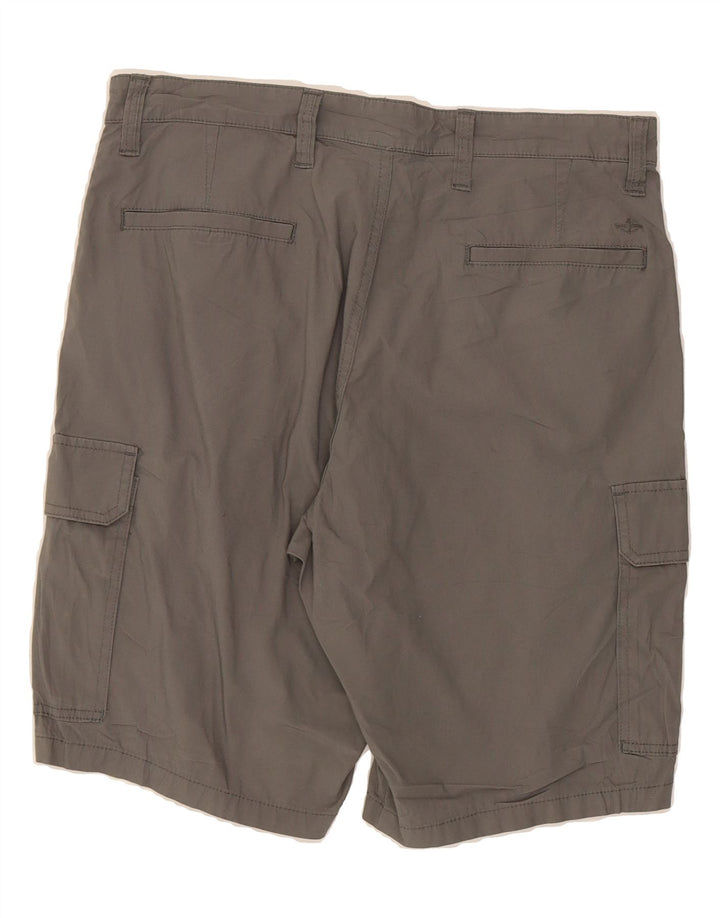 DOCKERS Mens Cargo Shorts W34 Large  Grey Cotton Vintage Dockers and Second-Hand Dockers from Messina Hembry 