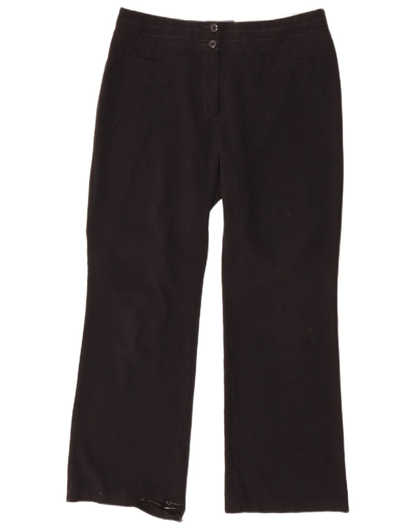Spodnie damskie Marks & Spencer Bootcut UK 14 Large W34 L30 Black