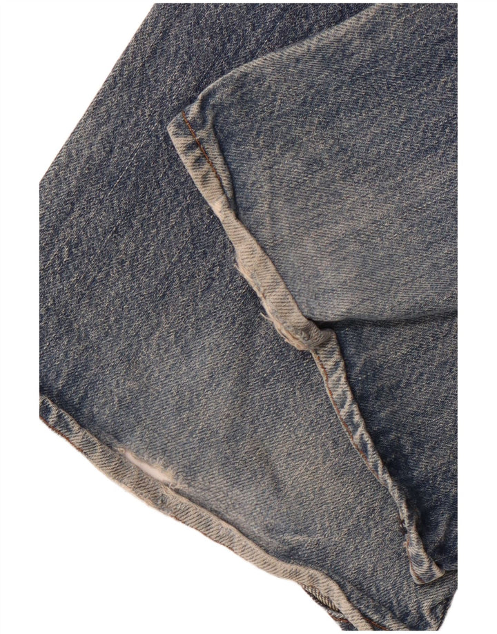 DIESEL Męskie proste dżinsy W34 L31 Niebieskie bawełniane