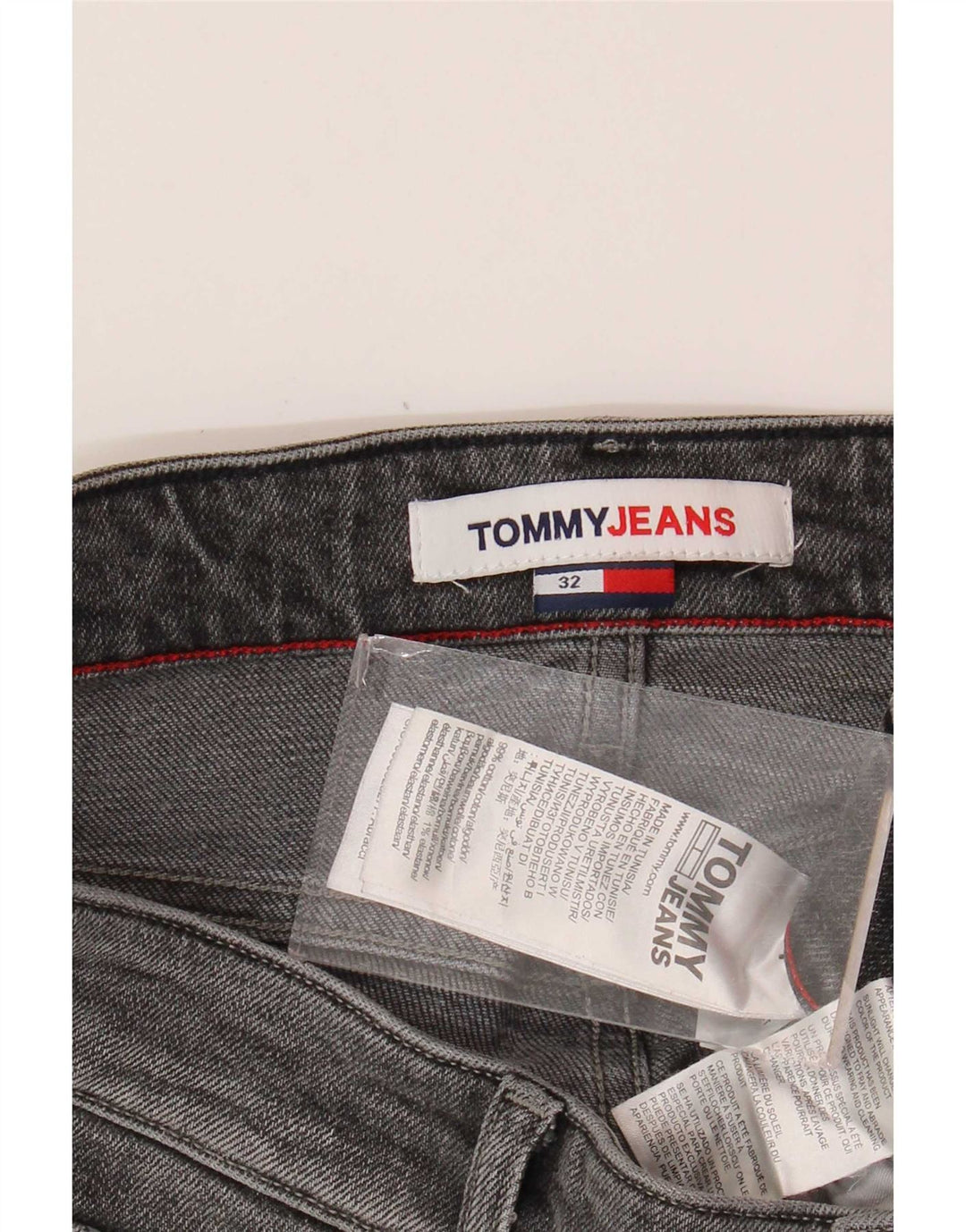 Męskie spodenki jeansowe Tommy Hilfiger W32 Średnioszare bawełniane