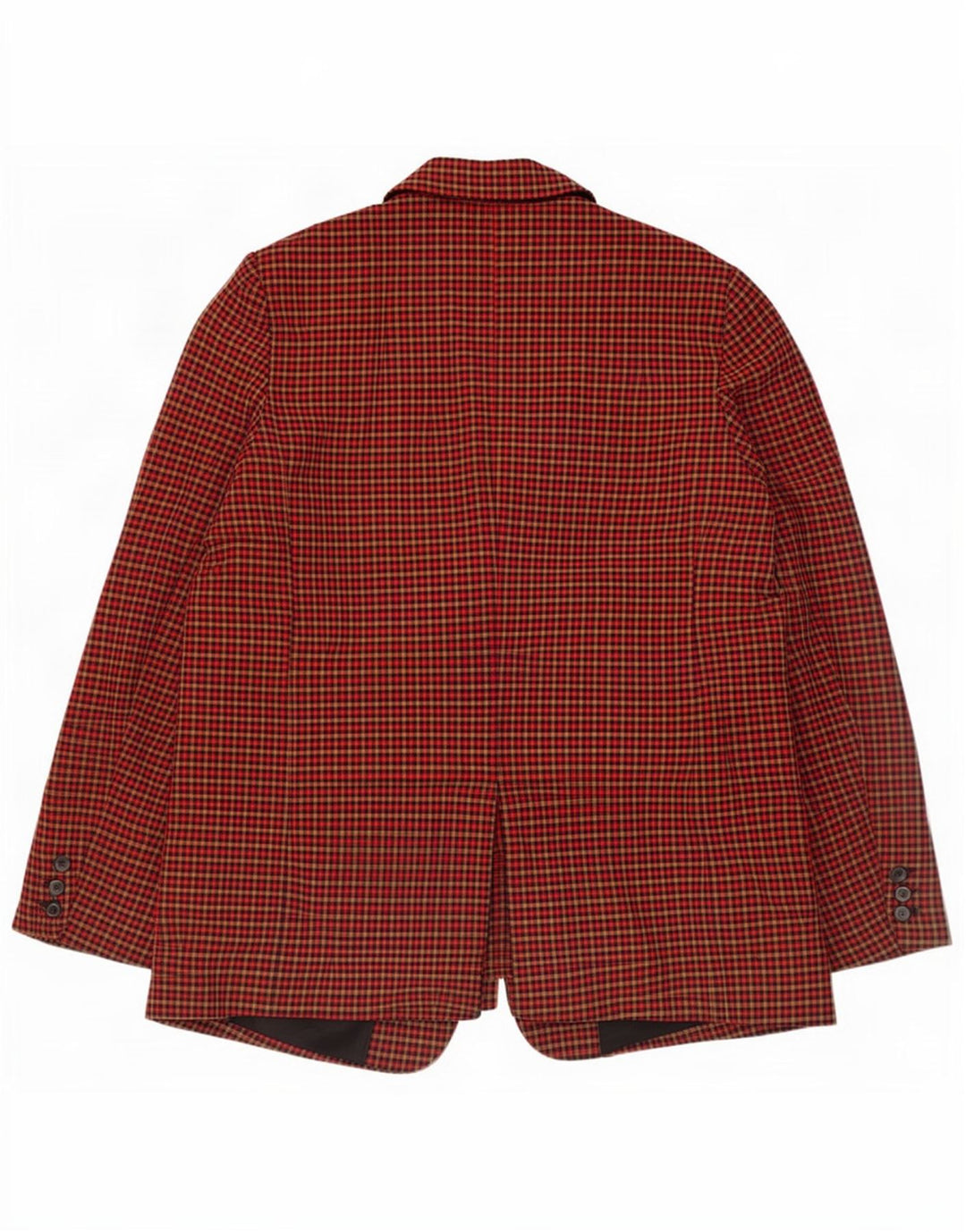 Damska marynarka Zara zapinana na 2 guziki, UK 18 XL, wielokolorowa, poliester w kratę