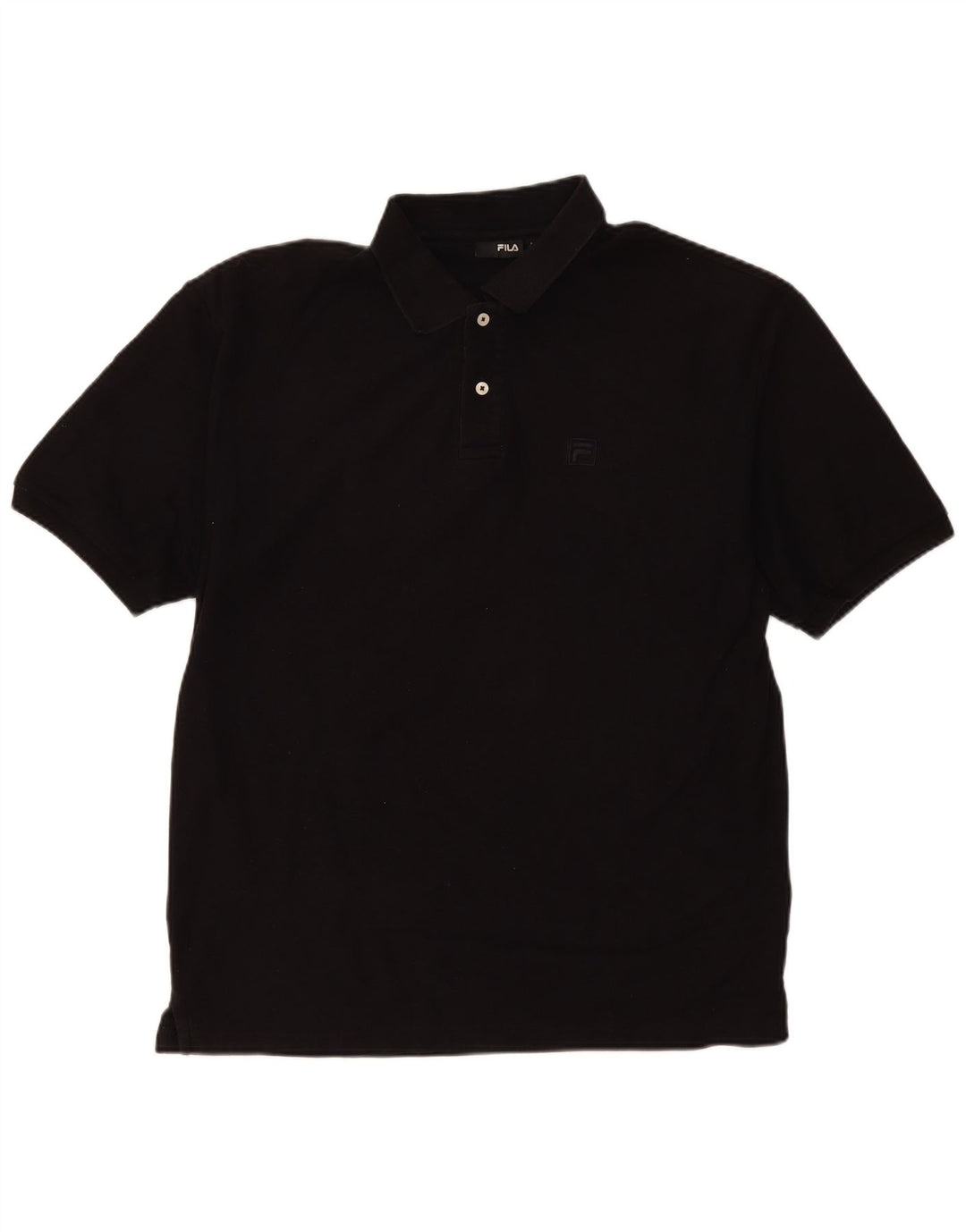 Męska koszulka polo Fila XL, czarna, bawełniana