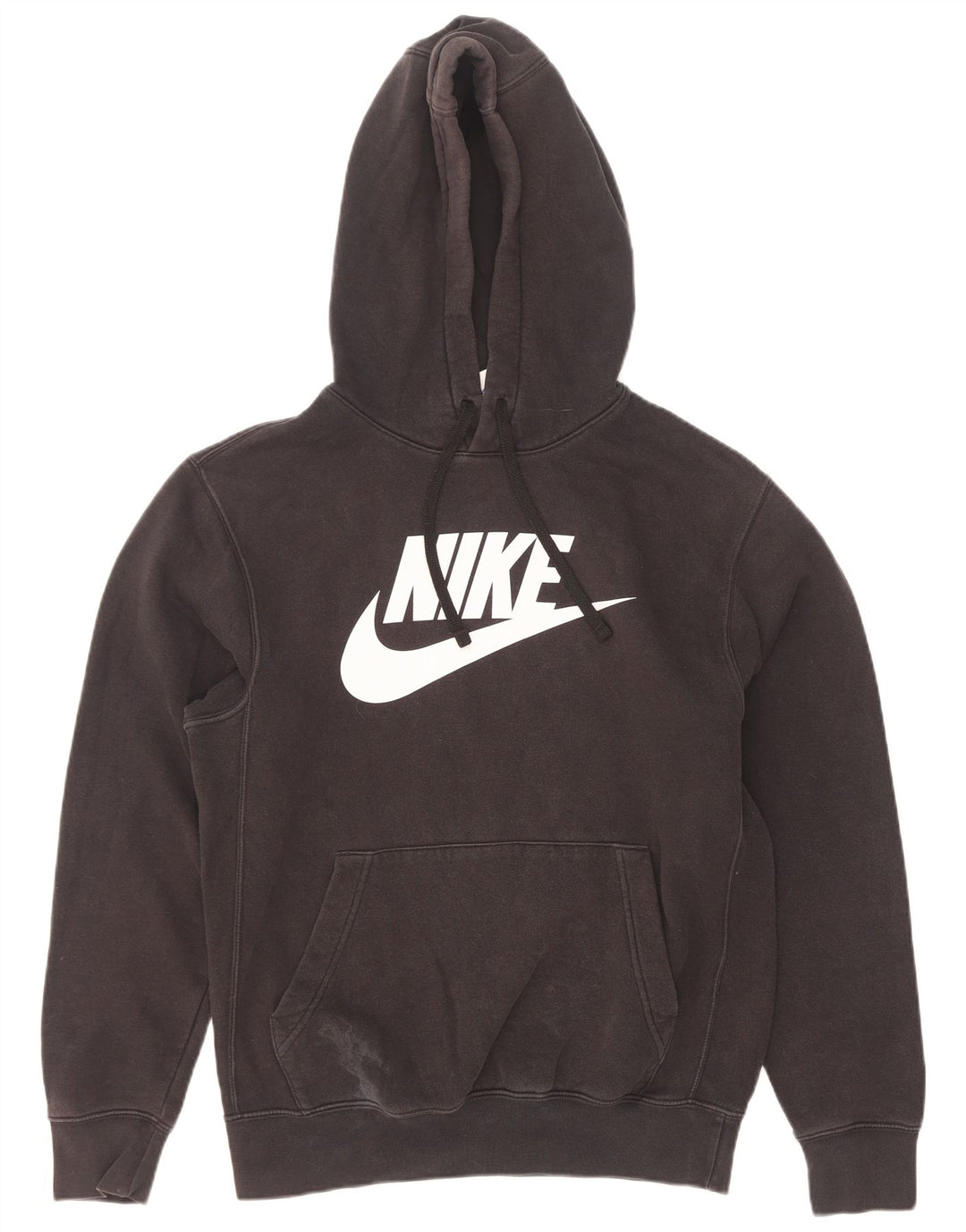 Męski sweter z kapturem Nike z grafiką, mały, czarny, bawełniany
