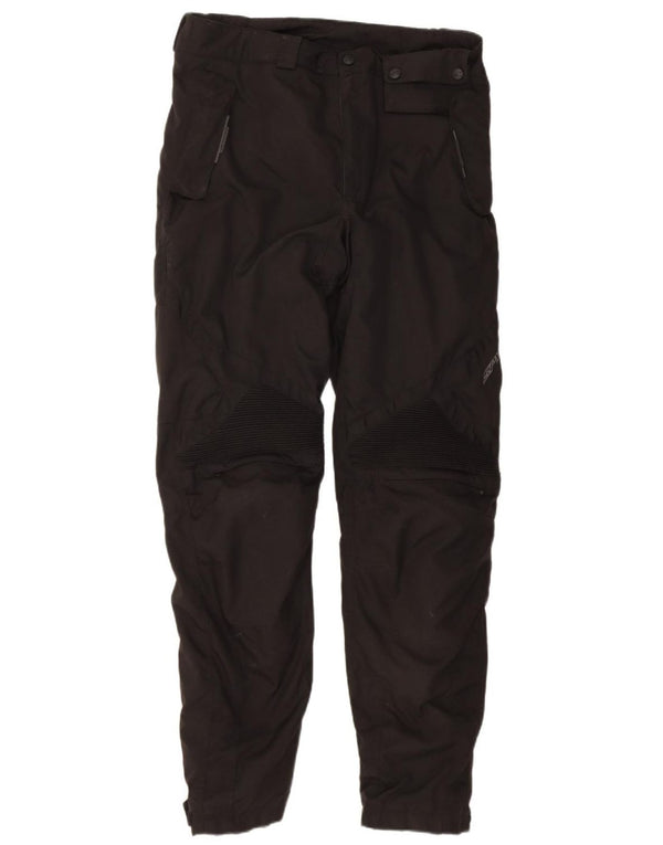 SPYKE Mens Slim Moto Racer Trousers 3XL W40 L37 Black