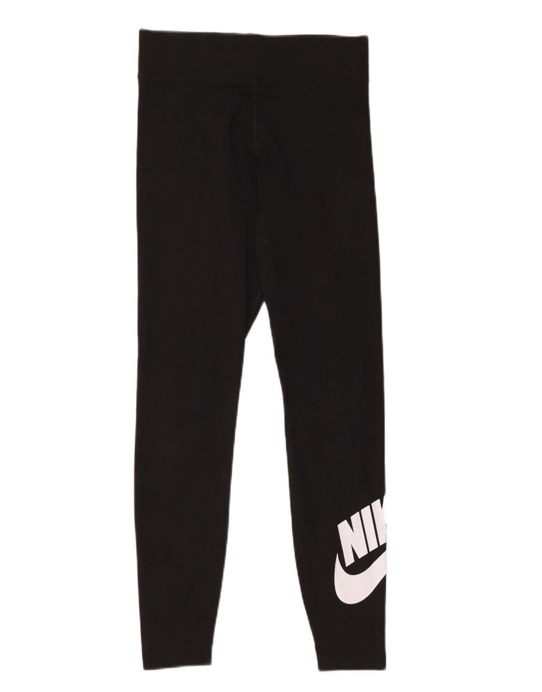 Damskie legginsy NIKE Graphic UK 8, małe, czarne, bawełniane