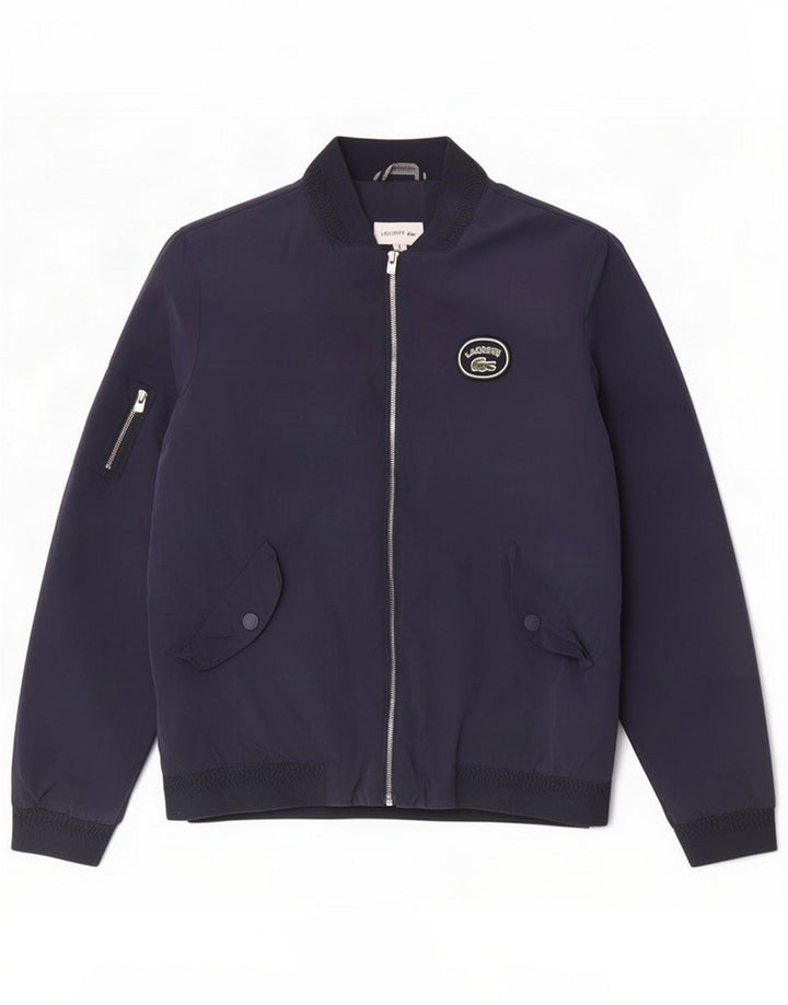 Lacoste Kurtka Bomber chłopięca 11-12 lat Granatowa Poliamid