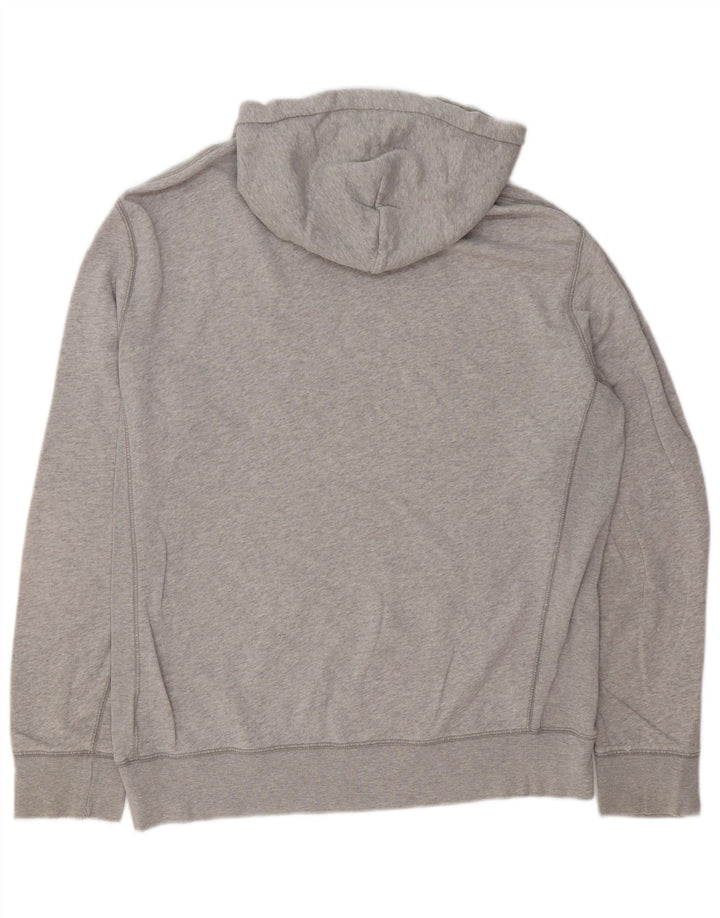 Męski sweter z kapturem z grafiką Levi's, duży, szary, bawełniany