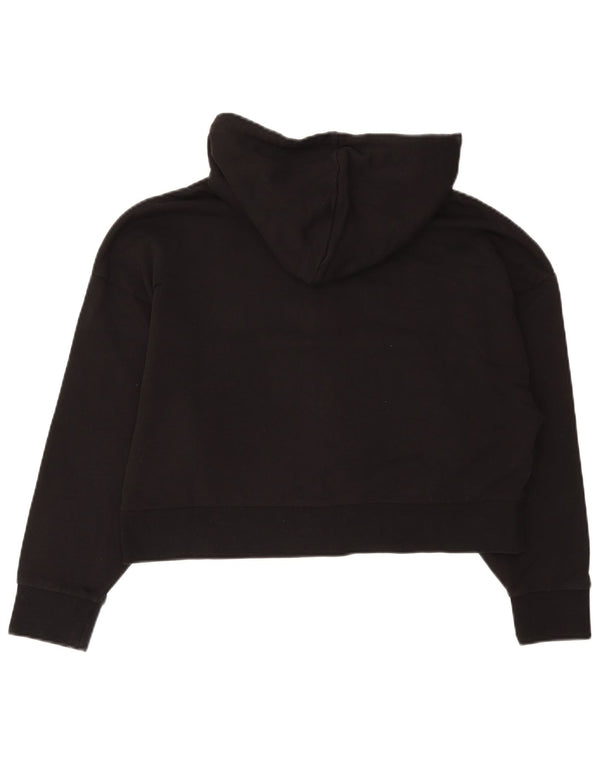 Damski sweter Puma z kapturem i zamkiem błyskawicznym UK 16, duży, czarny