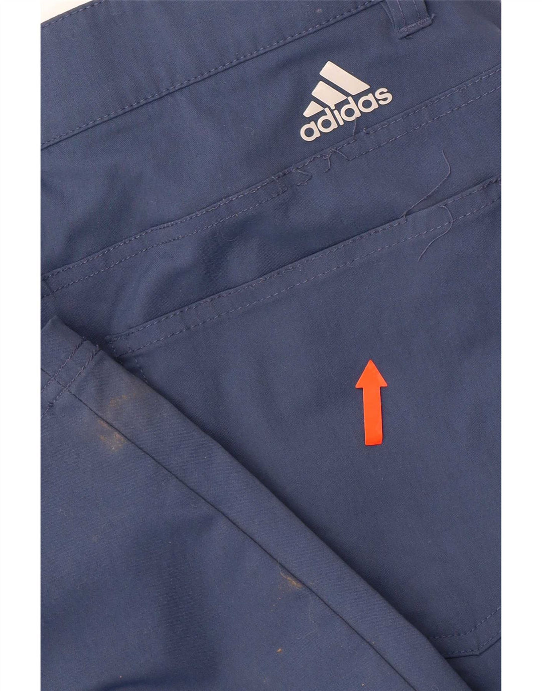 Męskie spodnie casual Adidas W32 L30 Niebieski poliamid