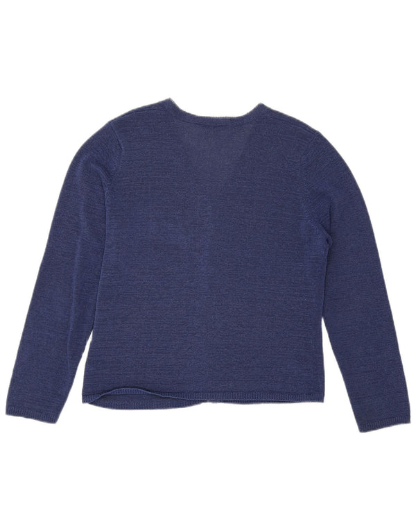 Sweter damski Marks & Spencer Crop Cardigan UK 14, duży, granatowy