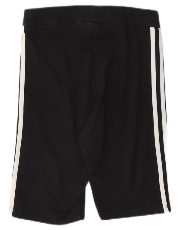 Damskie spodenki sportowe Adidas UK 10, małe, czarne, bawełniane