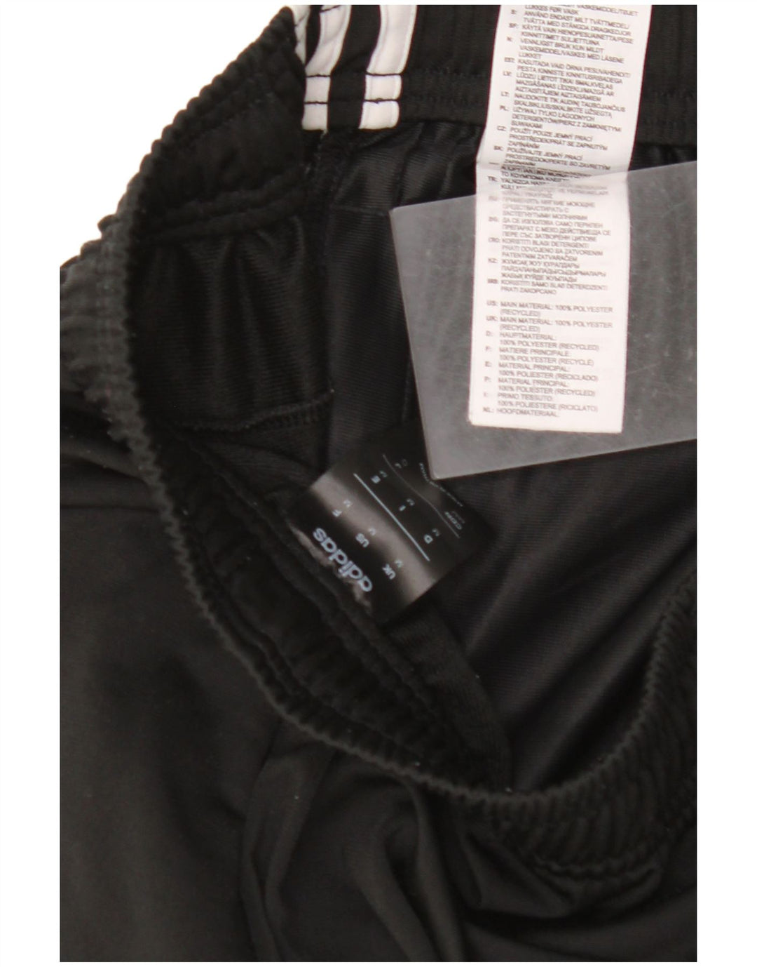 Damskie spodnie dresowe ADIDAS UK 14, średni czarny poliester