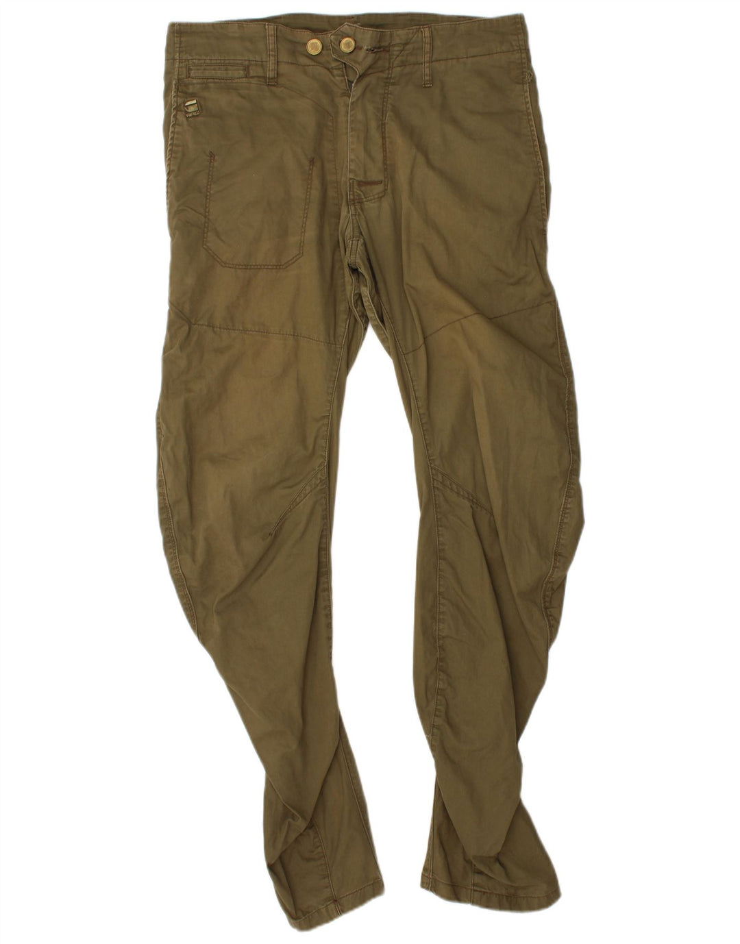 Męskie bananowe spodnie chino G-STAR W32 L32 Khaki, bawełna