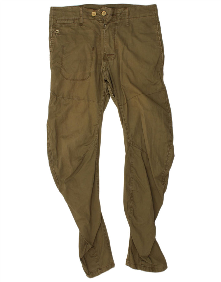Męskie bananowe spodnie chino G-STAR W32 L32 Khaki, bawełna