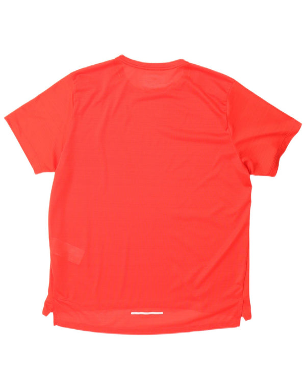 Męski T-shirt Nike Dri Fit, duży, czerwony, poliester