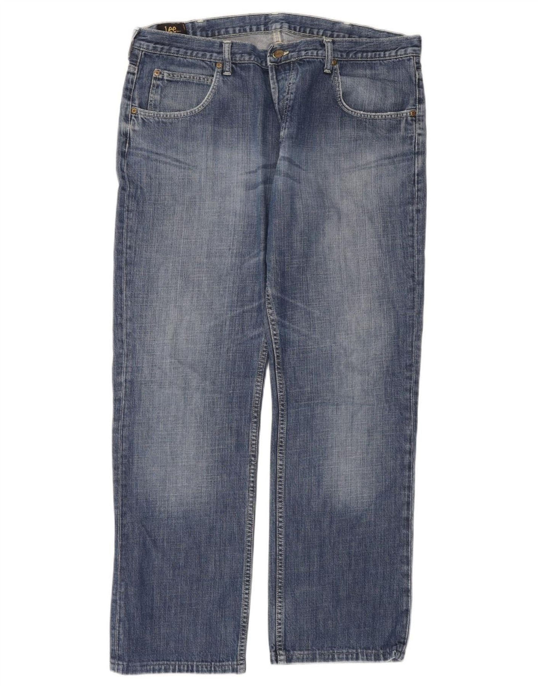 Męskie jeansy Lee Freeburn Straight W40 L32, niebieskie, bawełniane