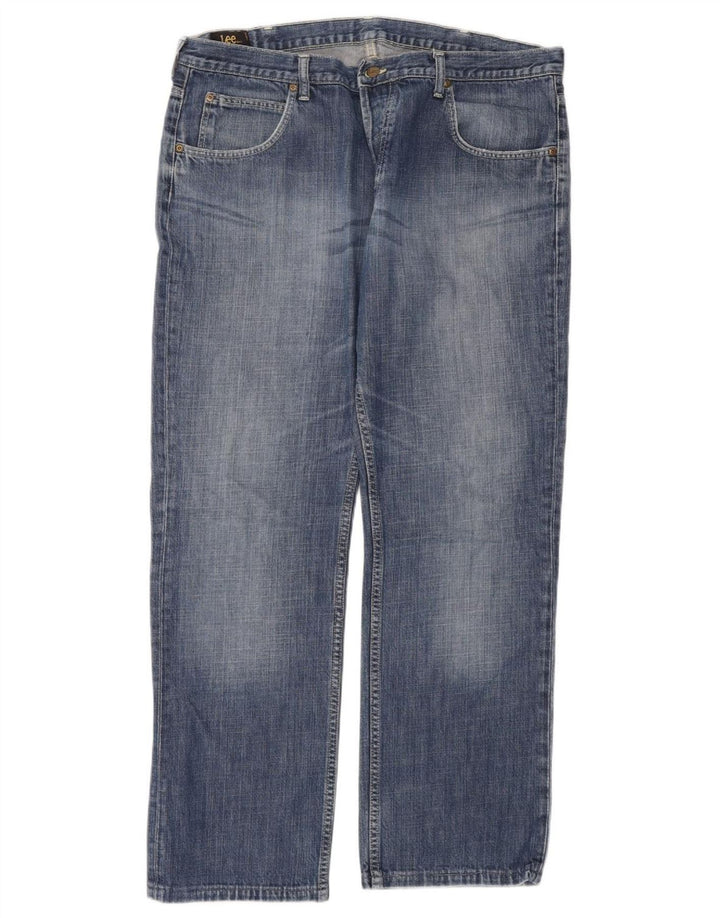 Męskie jeansy Lee Freeburn Straight W40 L32, niebieskie, bawełniane